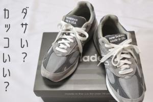 レビュー ニューバランス New Balance の993は最高にダサカッコいいスニーカー 生産終了モデル はむのファッションブログ
