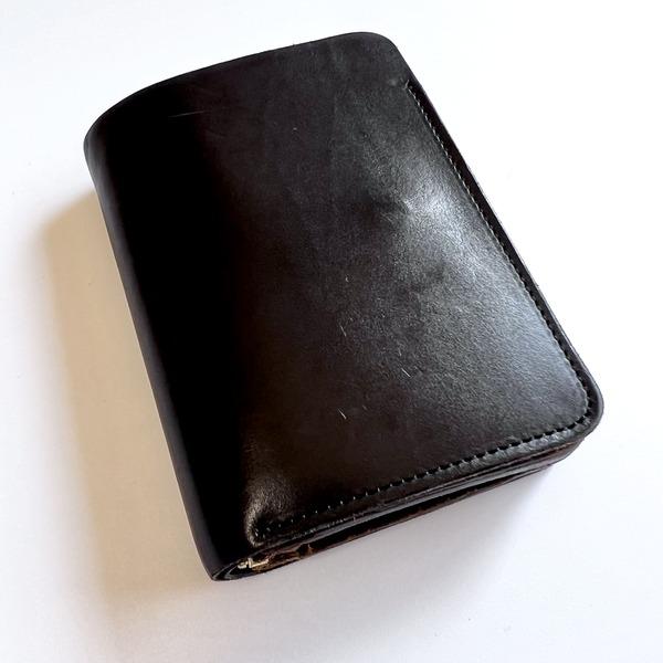 帯電防止処理加工 formeフォルメshort wallet 財布 コードバン - 通販