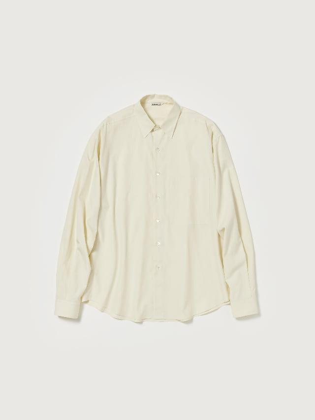 AURALEE（オーラリー）　WASHED FINX TWILL big SHIRT